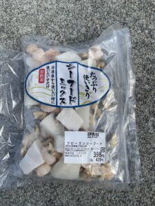 釣りエサにしたシーフードミックス