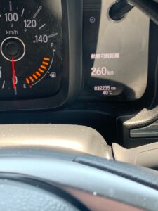 車内の温度計